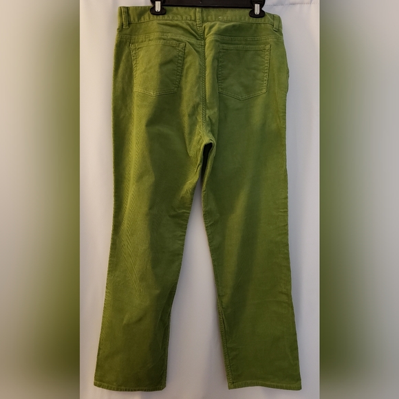 Jones New York Sport Today Jean Womens Green Corduroy Pants Size 16 - Picture 2 of 4